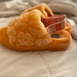 Ugg fluff Yeah Poppy slide